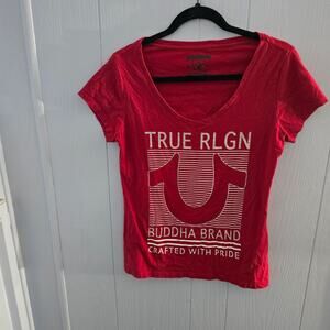 TRUE RELIGION Buddha Logo Graphic Tee Size Medium – Y2K, Streetwear